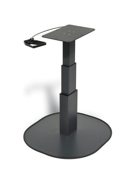 Single column lift table CATCH anthracite, H:310-670mm