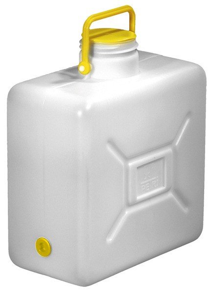 Wide neck canister with handle 10l