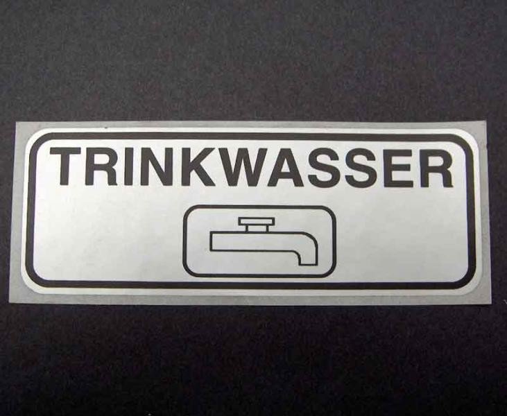 sticker "drinking water
