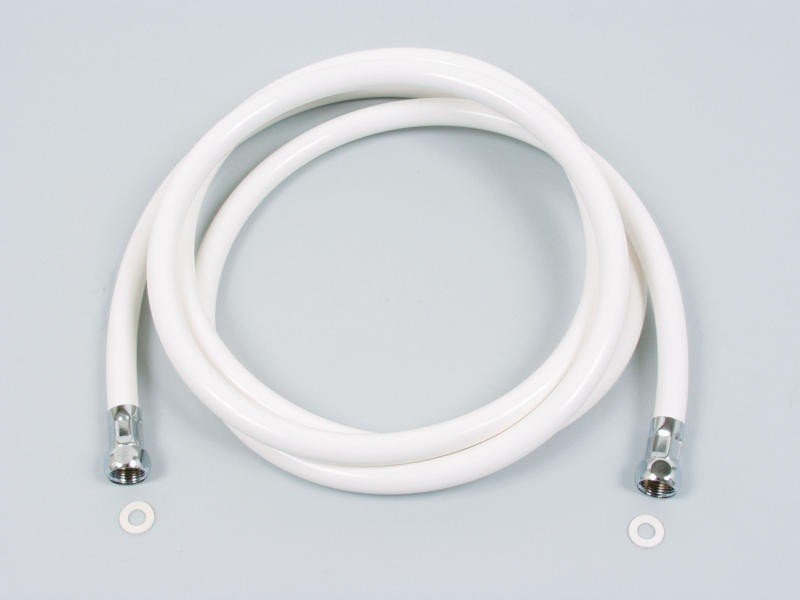 Shower hose white 1.5 m, 3/8" x 3/8"