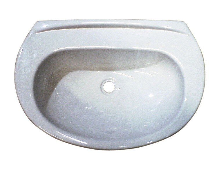 Built-in washbasin 500 x 330 white