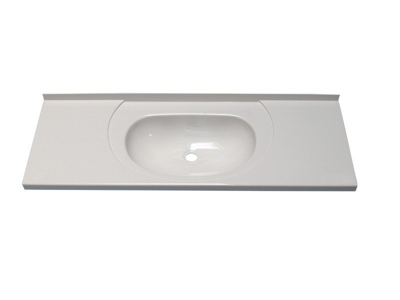 Sisseehitatud kraanikauss, ABS, 895x315mm, valge