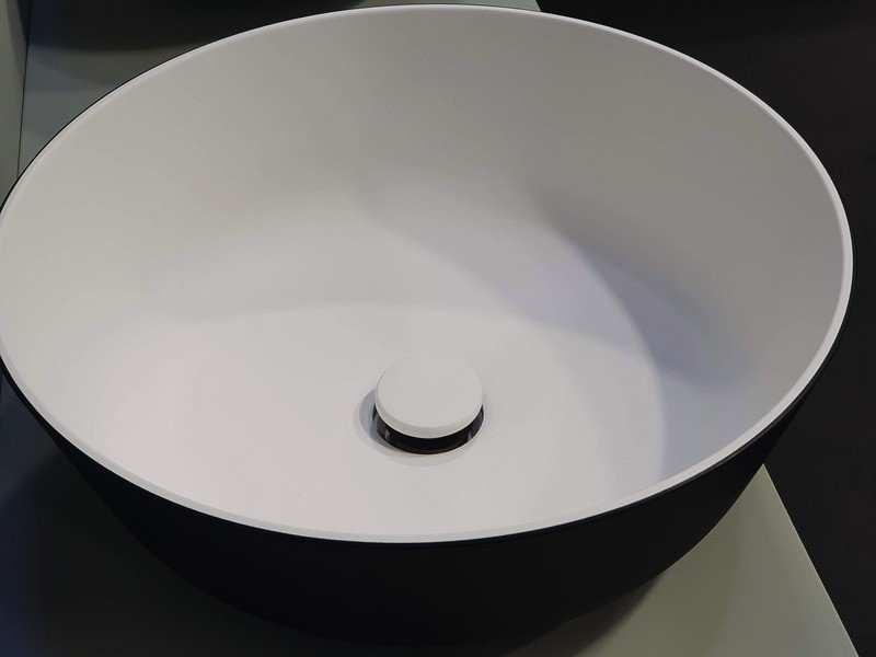 Washbasin.oval Stainless steel 432