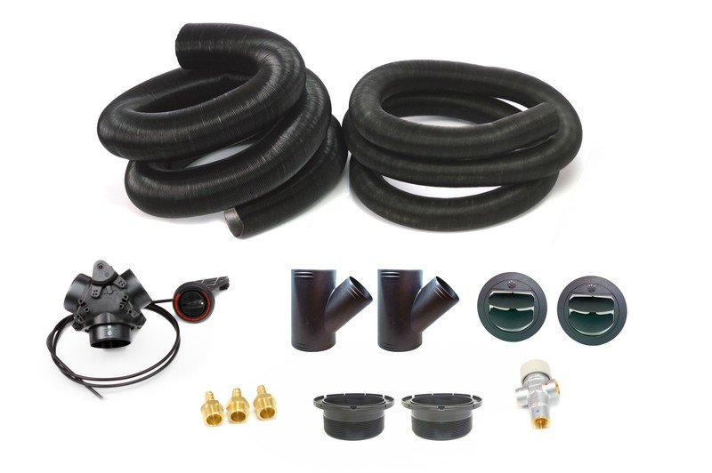 Universal hot shower set 90 mm