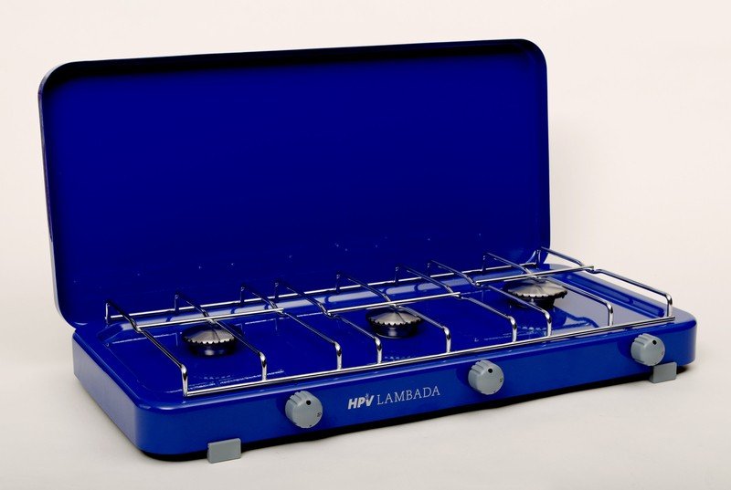 Gas stove Lambada 3 fl. blue, 50mbar