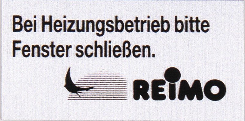 Heating sticker