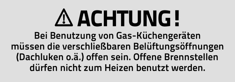 Direction sign gas equipment