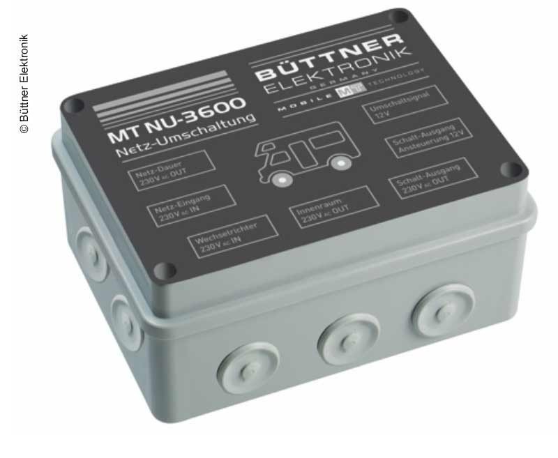Mains switchover for sine wave inverter MT NU-3600