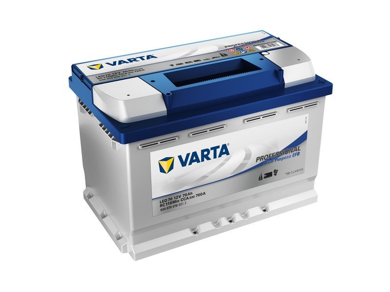 VARTA Professionaalne topeltotstarbeline EFB - LED70 - 70 Ah