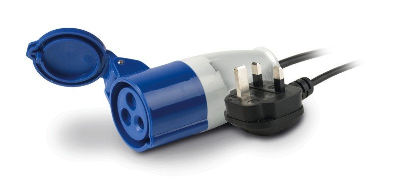 CEE adapter cable with plug GB, 1,5m long, H=7RN-F 3x2,5 mm²