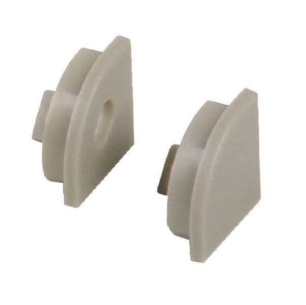 End cap for aluminium LED corner profile, 2 pieces