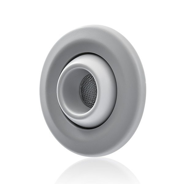 LED recessed spotlight made of ABS