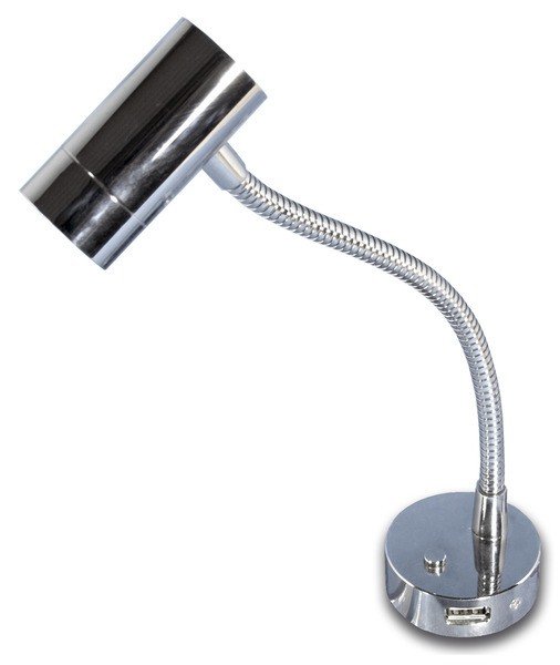 LED reading lamp Minitube D4 - chrome