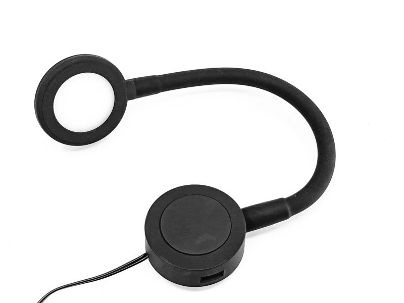 Lugemisvalgusti LED, painduv, 2xUSB-C + 1xUSB, must