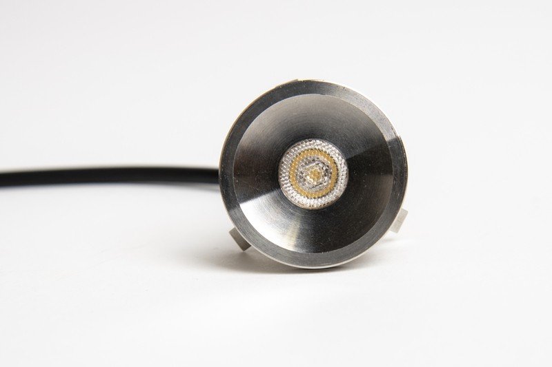 LED tuli, süvistatav, roostevabast terasest, 12V, 1W