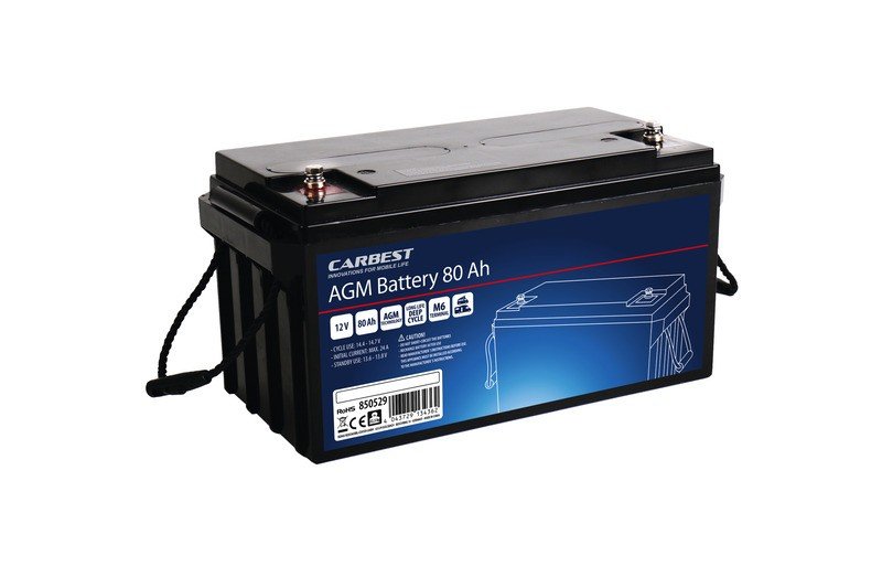 Carbest AGM aku 80Ah 350x167x179mm