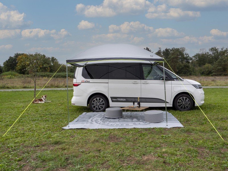 Päikesevari Palm Beach 2 2.6, 260x240cm, VW T5/T6, hall/laimi roheline
