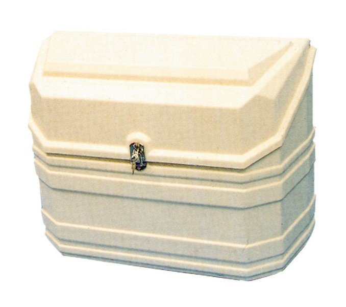 Gas bottle box for caravan