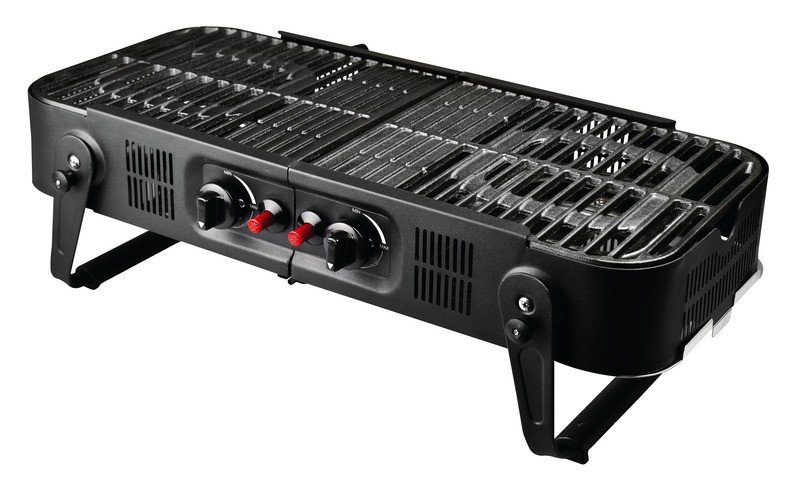 Portable gas grill in compact format - Foldable