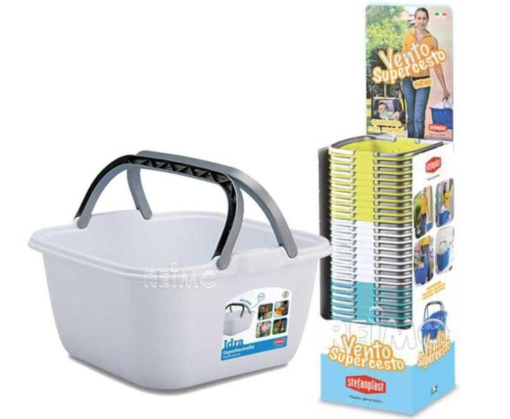 Display with 48 bowls/trays, 13l