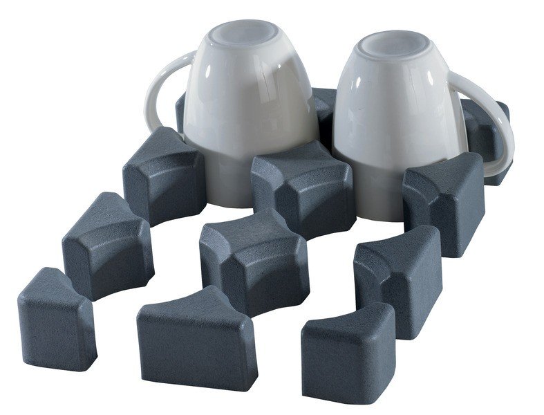 Purvario glass/cup holder low for 6 glasses, cups, etc.