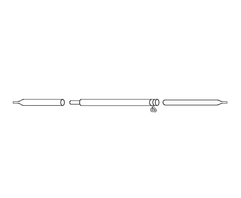 Telgivaiad 3-osaline, pikkus 200-280cm, 19mm, metallist