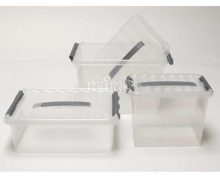 Storage box Q-line Box 9L, transparent