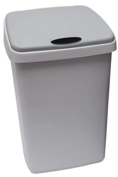 Hinged lid bucket 25l, grey