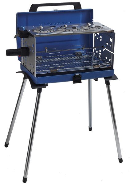 Briefcase gas grill 3 burner for Butan