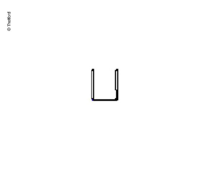 U-bracket M6x135/78/135