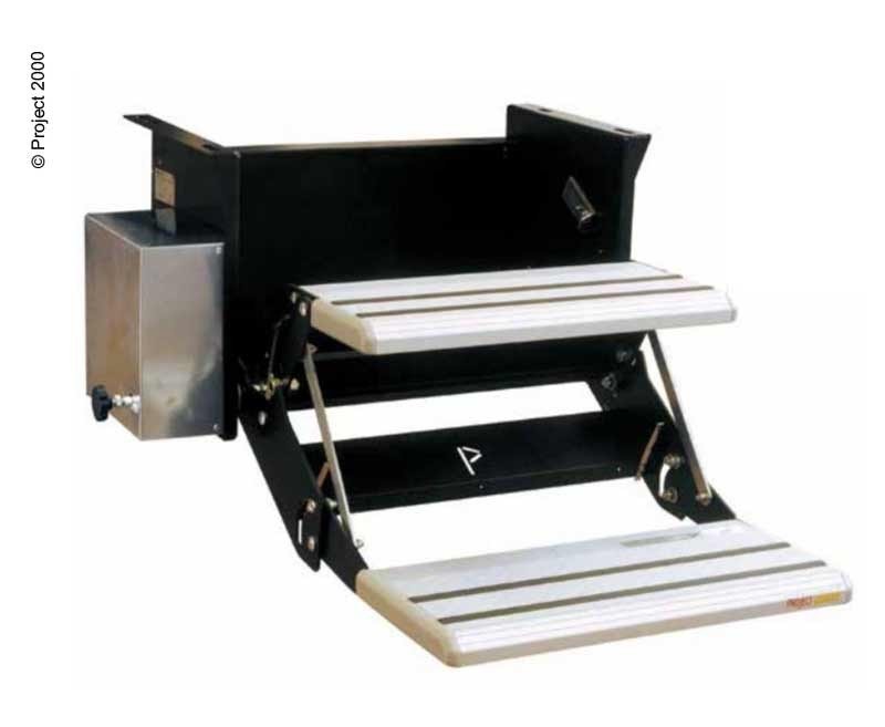 Double step 12V 53cm Motor left