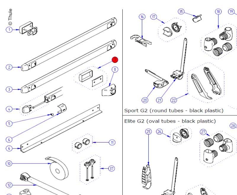 Lower Fixation Kit 2 pieces