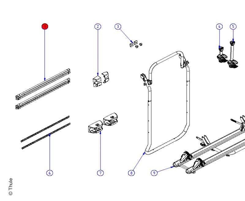 Mounting Rail Duc2007
