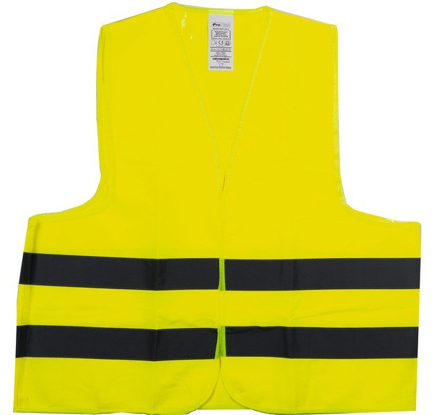 Warning vest yellow rule in Spain and Portugal