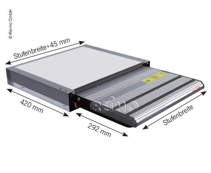 Electr. step 12V 55cm wide f. vans