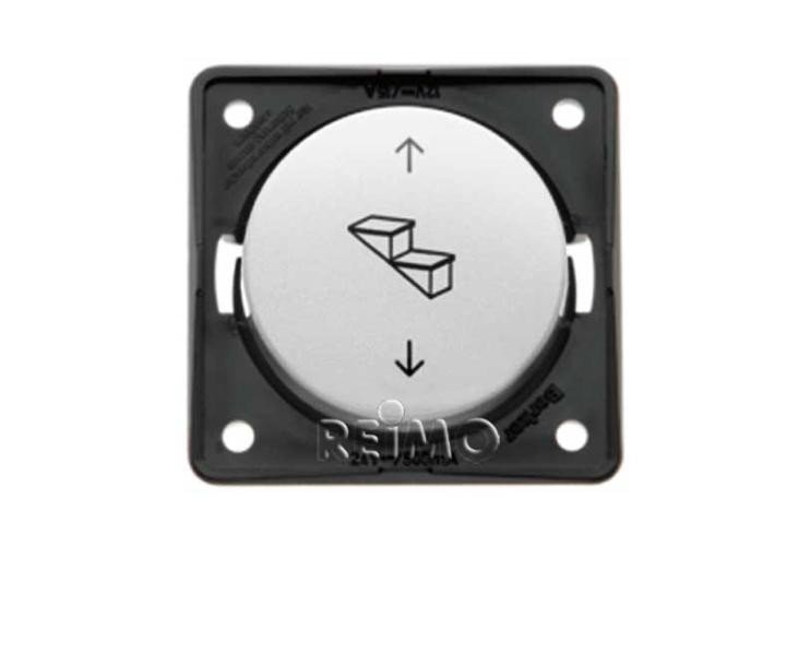 Berker INTEGRO chrome Step rocker push-button