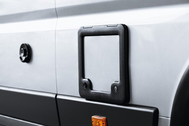 Magnetic button black for Service Door 3 by Thetford