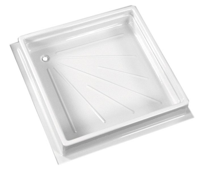 Shower tray, 680x680x102 mm, colour white
