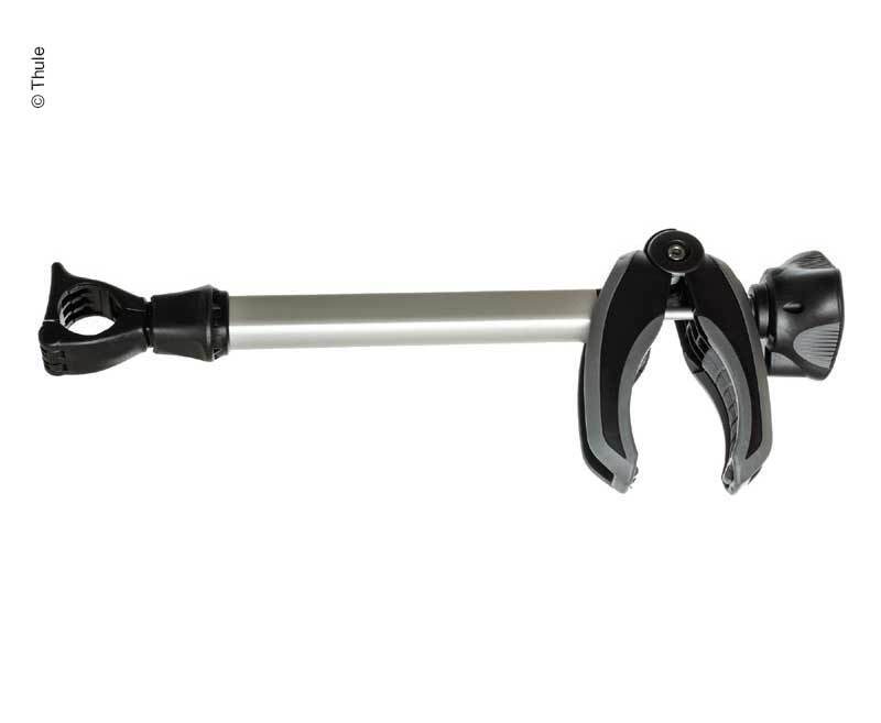 Bike Holder 2.5 spacer with Thule Acu Tight Lock, silver anodized