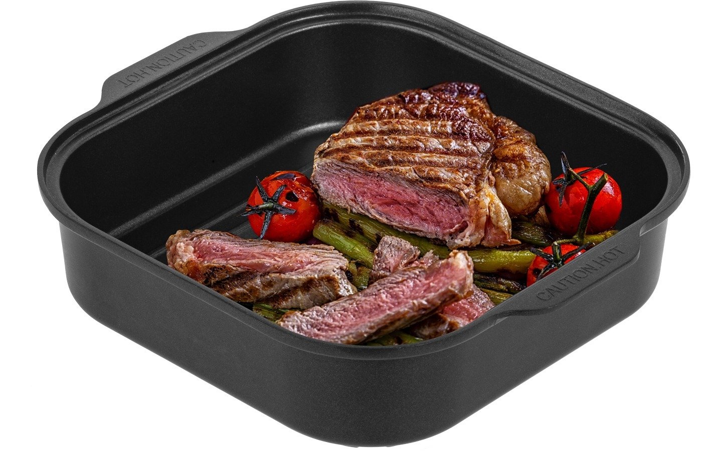 Grillpann kaanega Devil, kõrge äärega, mitte haakuva kattega
