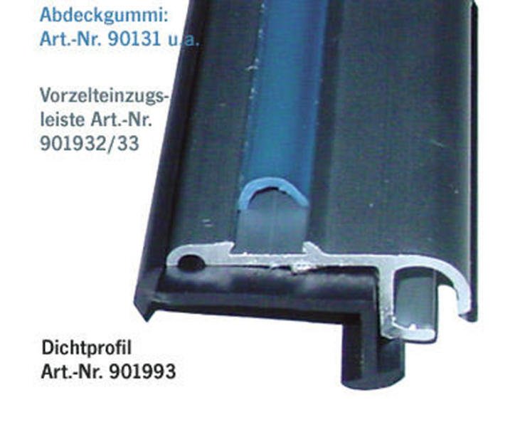 Kinnitusliist 27x11mm, 3m; 7,5mm kederile