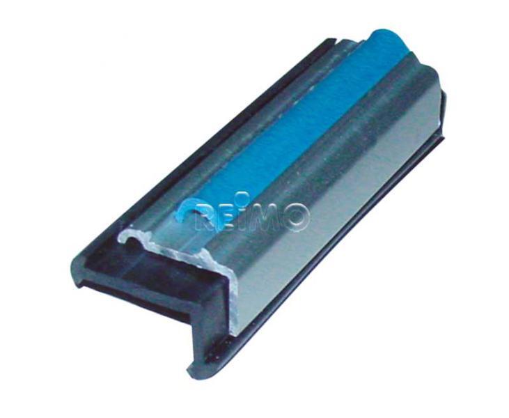 Edge strip aluminium silver, 27x11mm, 2m
