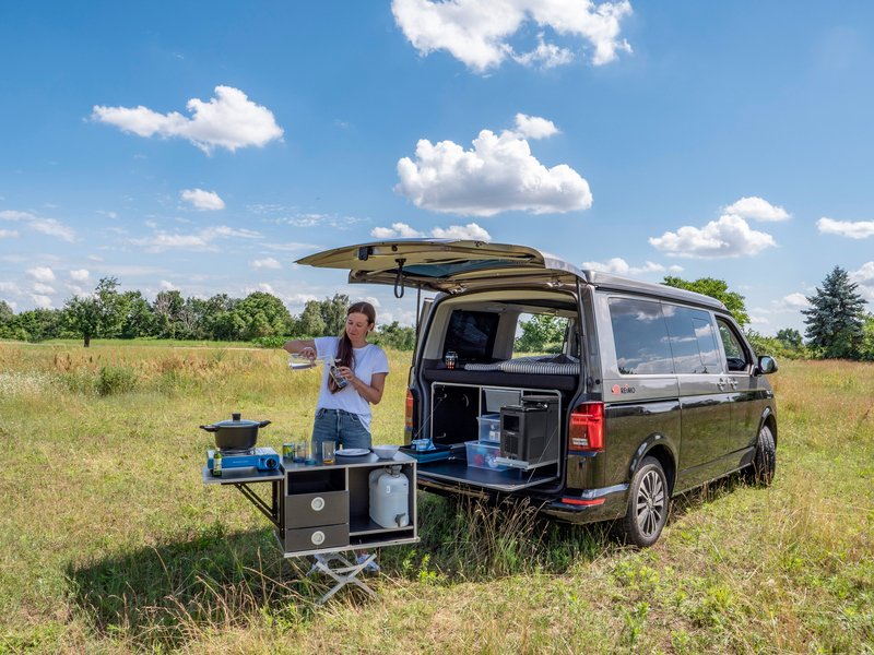 REIMO CampingBox L for VW T6.1/T6/T5 short and long wheelbase, station wagon and Caravelle