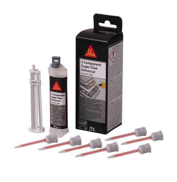 SikaFast-2590, universal super adhesive, 10ml, 2 component adhesive
