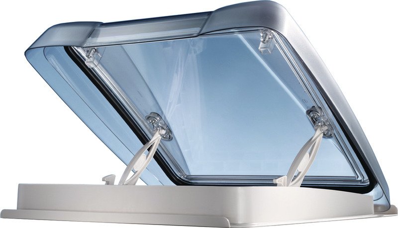 MPK Rooflight VisionStar M pro 40x40cm, LED, Smoked Glass, Doube Pleated