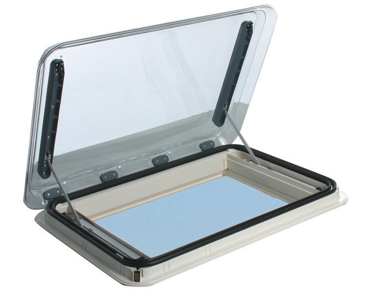 Heki 4 with electrical opening system, creamy white