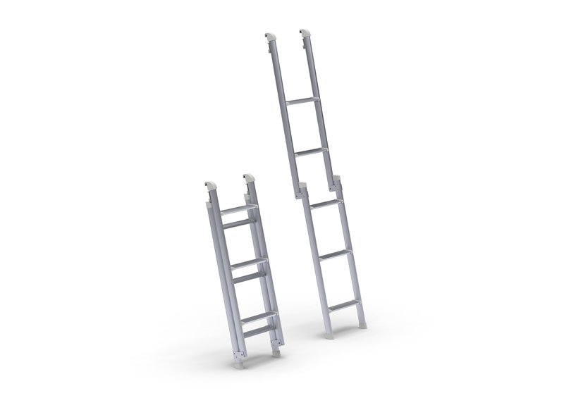 Folding Aluminium Ladder for Roof Bed