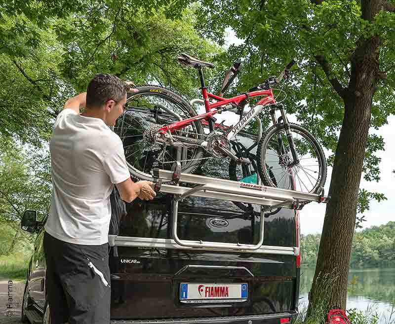 Rear rack Carry Bike Ford Transit Custom Black
