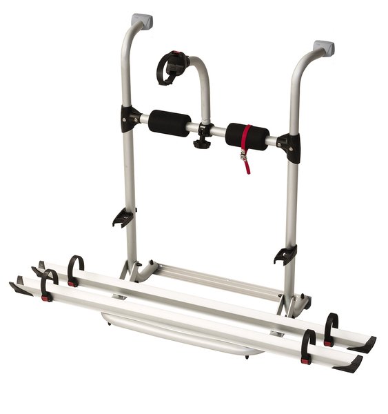 Bicycle carrier for motorhomes for 2 bicycles