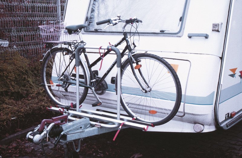 Caravan towbar carrier Polo for 2 bicycles